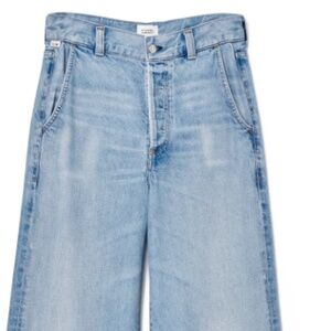 Citizens of Humanity BEVERLY TROUSER JEAN IN LUNE | RECYCLED COTTON